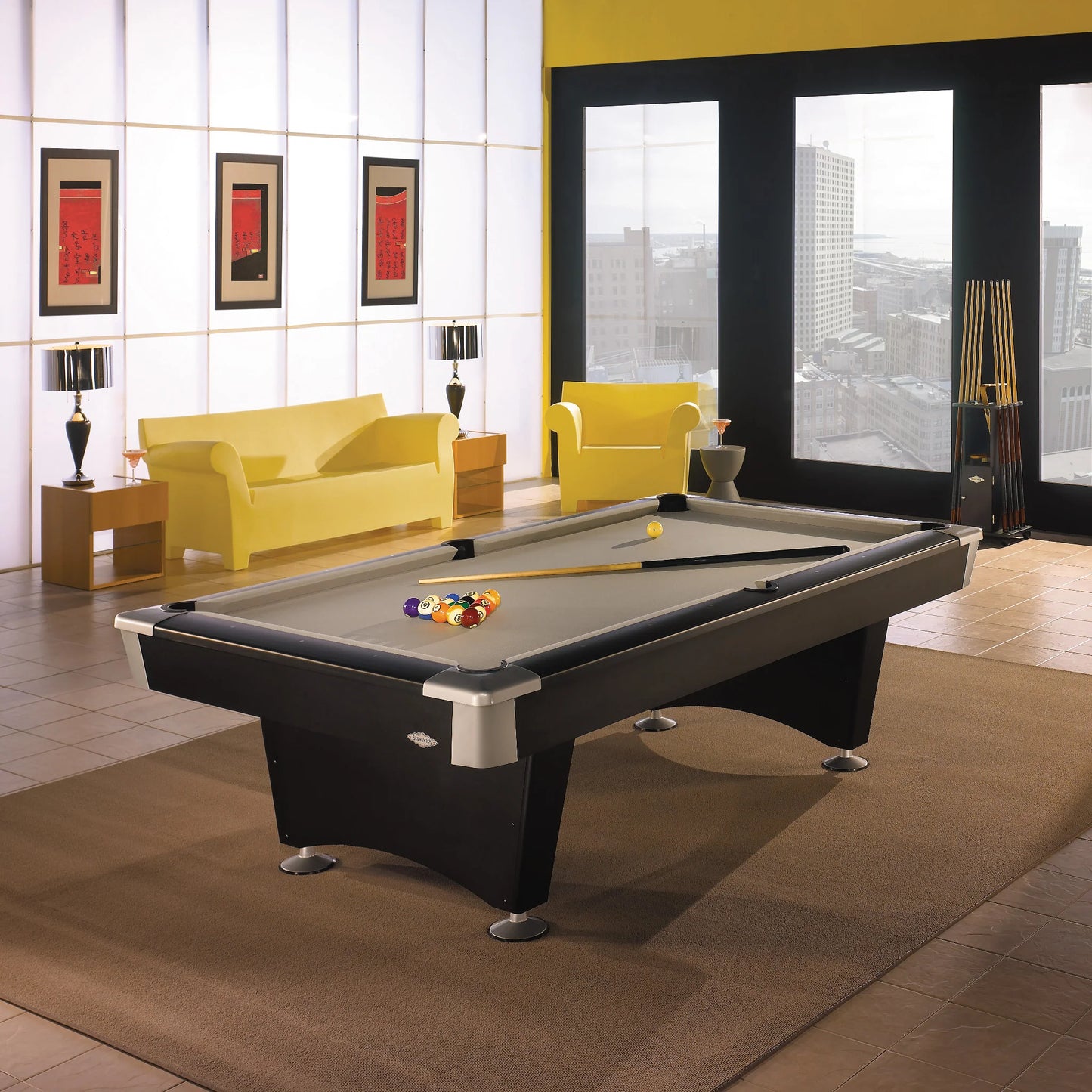 Brunswick Billiards Black Wolf Foot Pool Table