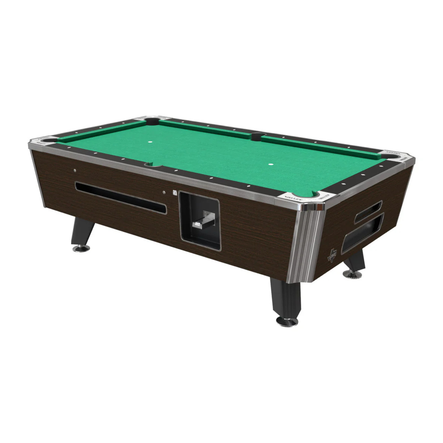 Valley Panther ZD-12 Dakar Ebony Coin Operated Pool Table