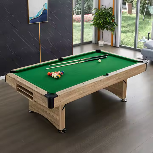 Wooden Color 7ft Folding Pool Table 84" Multi Function Snooker Billiard Table with High Quality Billiard Accessories TP-8412