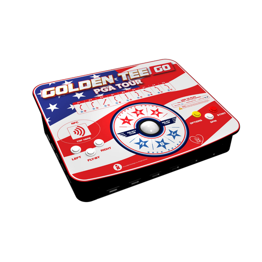 Incredible Technologies Golden Tee GO PGA Tour Stars and Stripes Edition