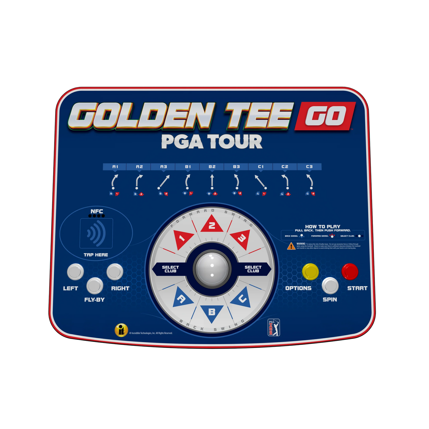 Incredible Technologies Golden Tee GO PGA Tour Edition