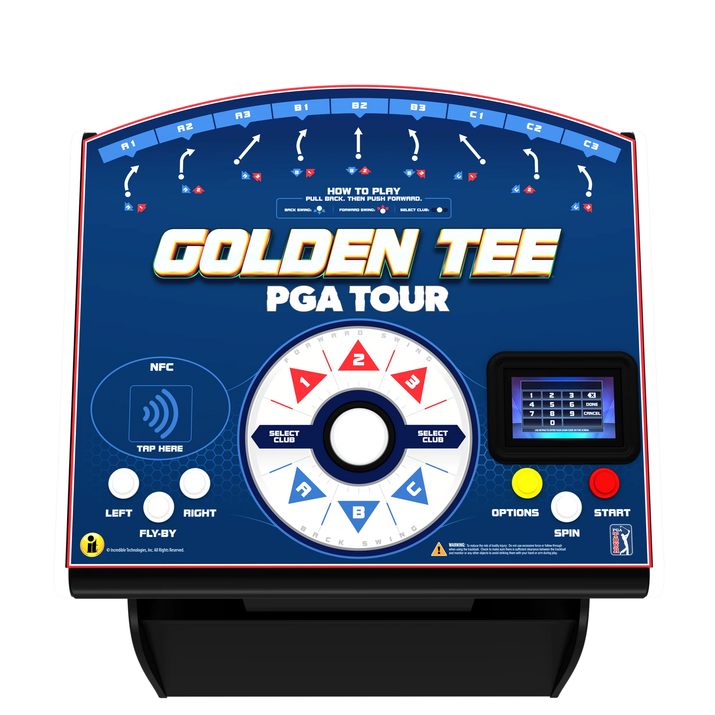 Incredible Technologies Golden Tee PGA TOUR Showpiece PRO