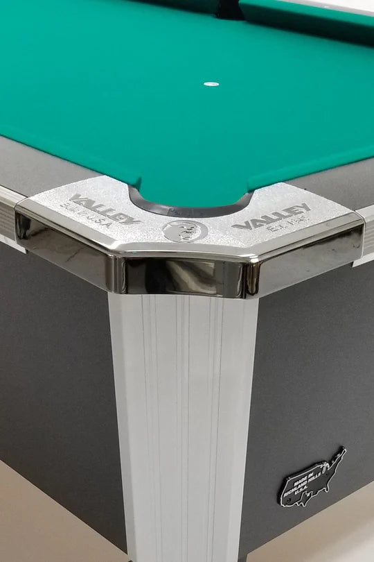 Valley Panther ZD-12 Dakar Ebony Coin Operated Pool Table